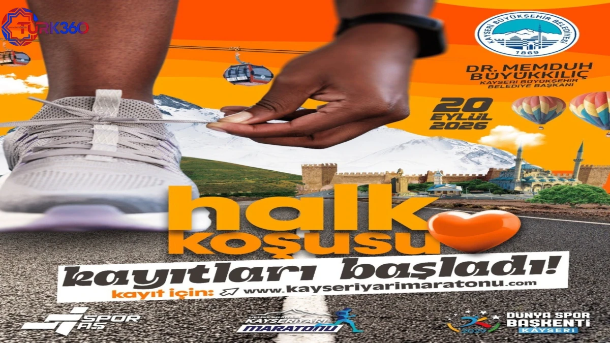 Kayseri Yarı Maratonu&rsquo;nda Halk Koşusu Kayıtları Başladı 