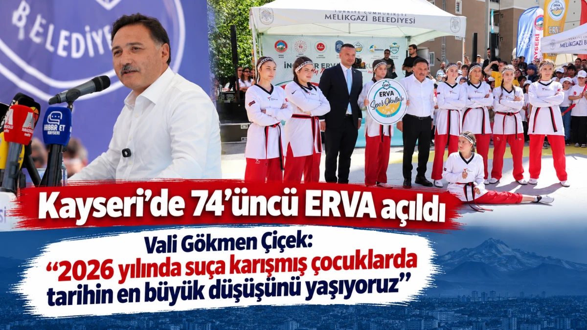 Kayseri'de 74&rsquo;&uuml;nc&uuml; ERVA a&ccedil;ıldı 