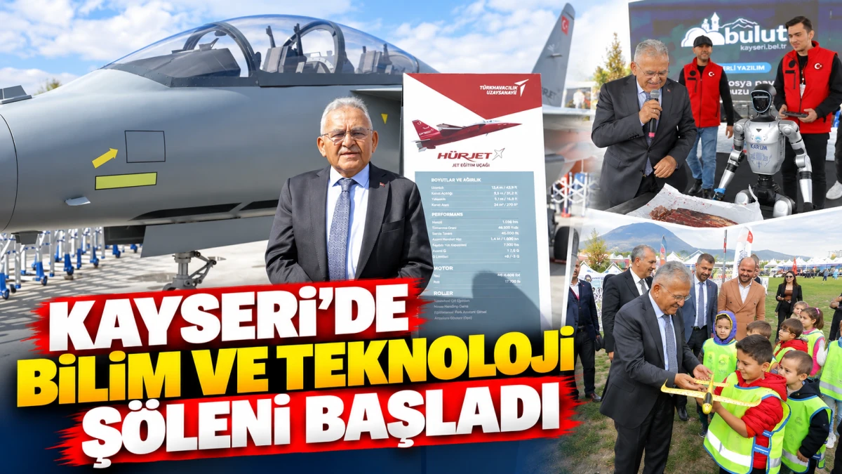 Kayseri&rsquo;de Bilim ve Teknoloji Ş&ouml;leni Başladı 