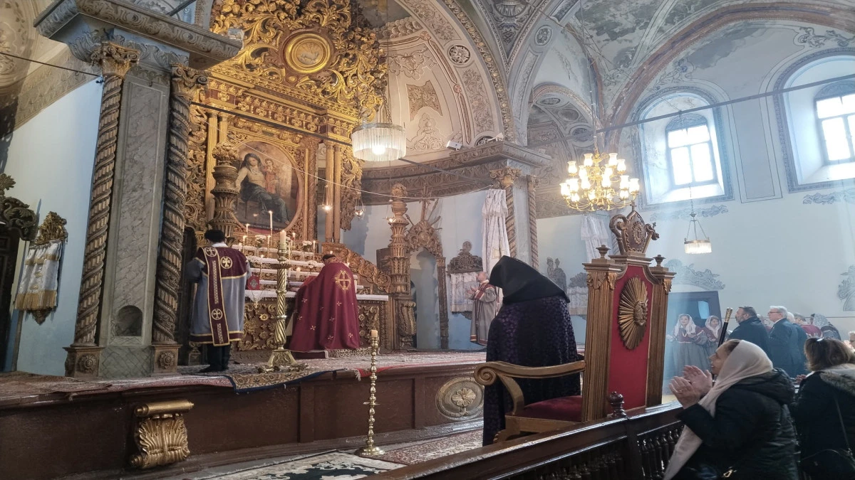 Kayseri&rsquo;de Ermeniler&rsquo;den Mi&ccedil;ing ayini 