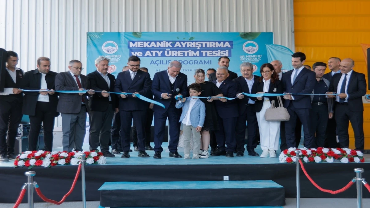 Kayseri&rsquo;de &lsquo;Mekanik Ayırma ve ATY &Uuml;retim Tesisi' a&ccedil;ıldı 