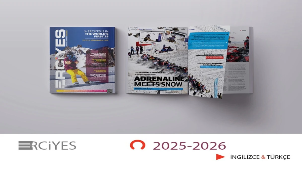 Kayseri&rsquo;nin iki dilli tek turizm dergisi &lsquo;Erciyes&rsquo; 10&rsquo;uncu sayısı ile okurlarının karşısında 