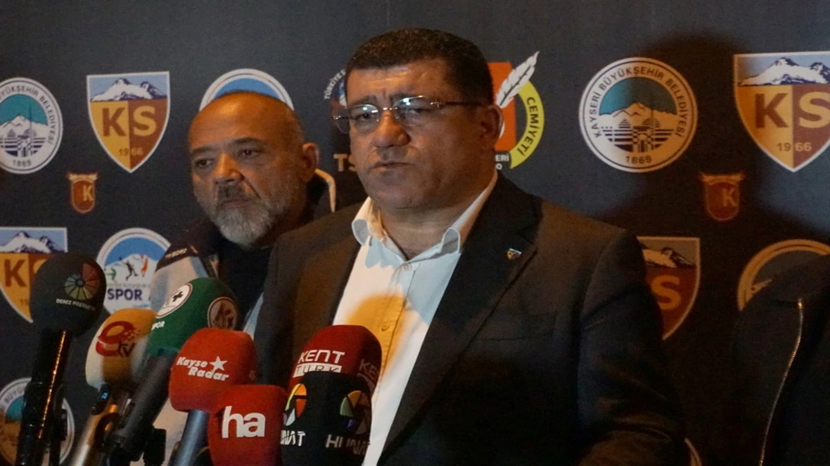 Kayserispor Başkanı Açıkalın: “Mücadeleden memnunum, İstifa düşüncem yok” 