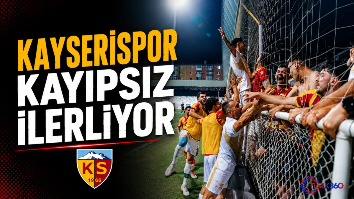 Kayserispor kayıpsız ilerliyor 