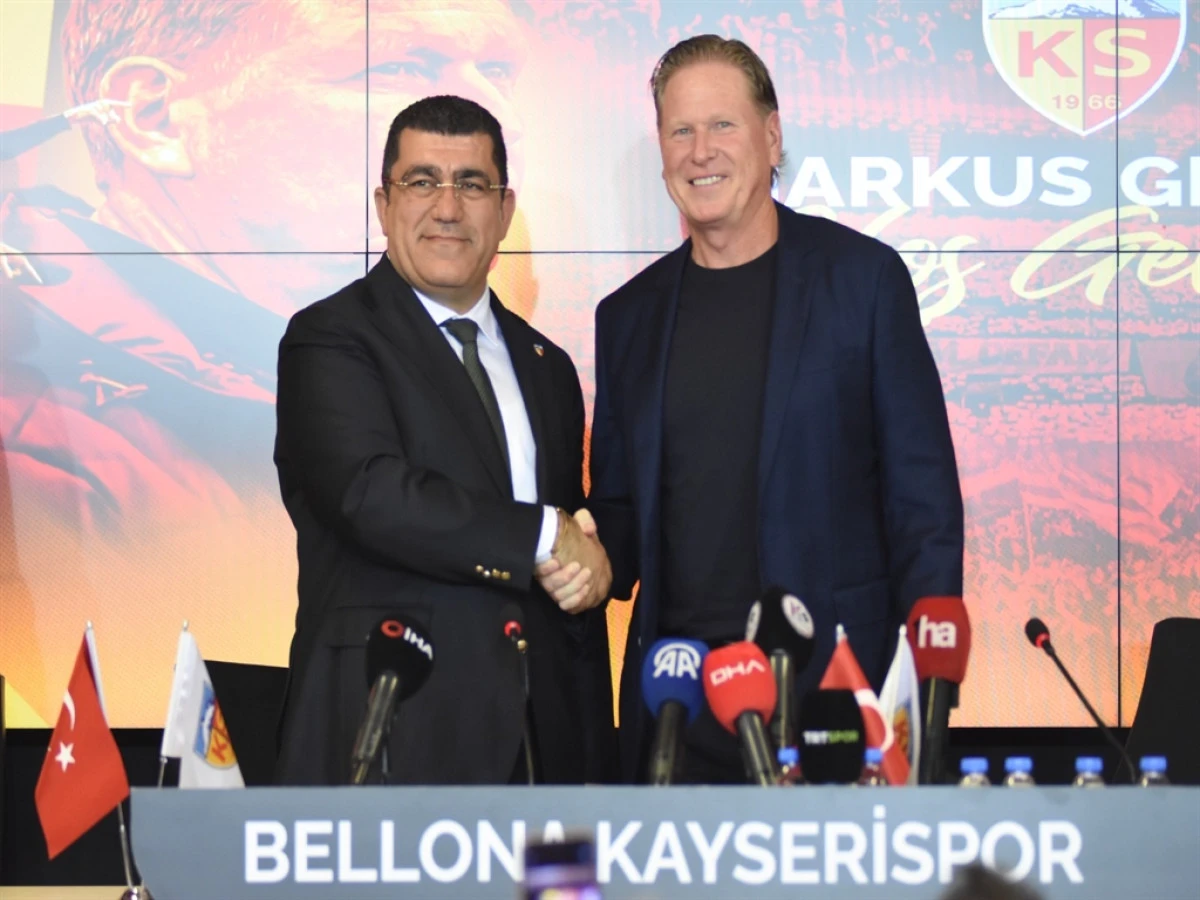 Kayserispor, Markus Gisdol ile 2 yıllık sözleşme imzaladı 