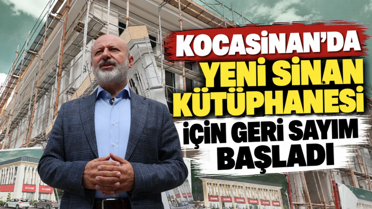 Kocasinan&rsquo;da Yeni Sinan K&uuml;t&uuml;phanesi i&ccedil;in geri sayım başladı 