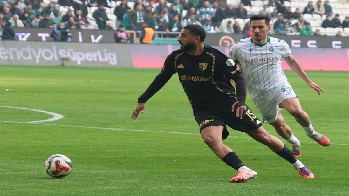 Konyaspor ile Kayserispor Puanları Paylaştı: 1-1 