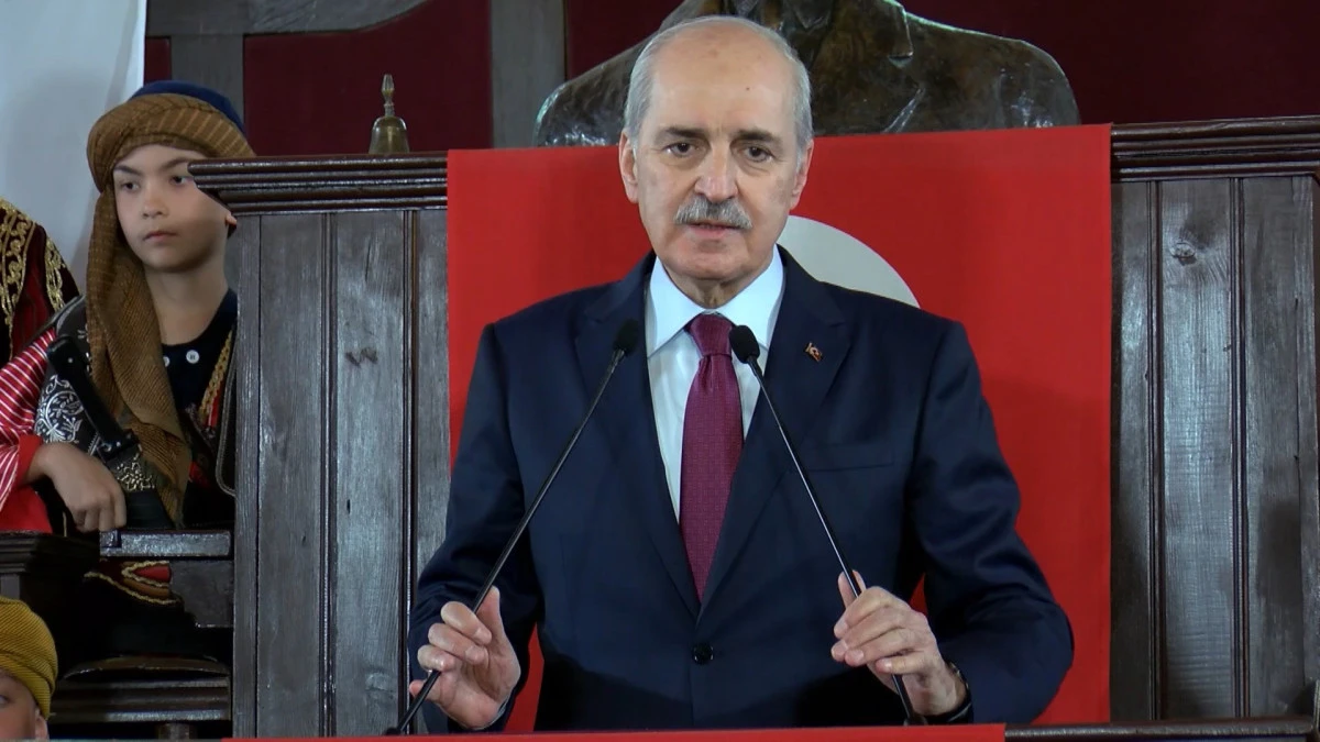 Kurtulmuş ve Siyasi Parti Temsilcileri 1. Meclis&rsquo;teki Anma T&ouml;reninde Bir Araya Geldi 