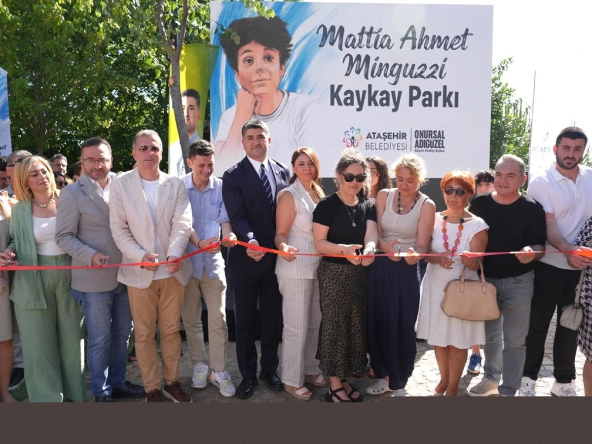 'Mattia Ahmet Minguzzi Kaykay Parkı' Ataşehir’de açıldı! 