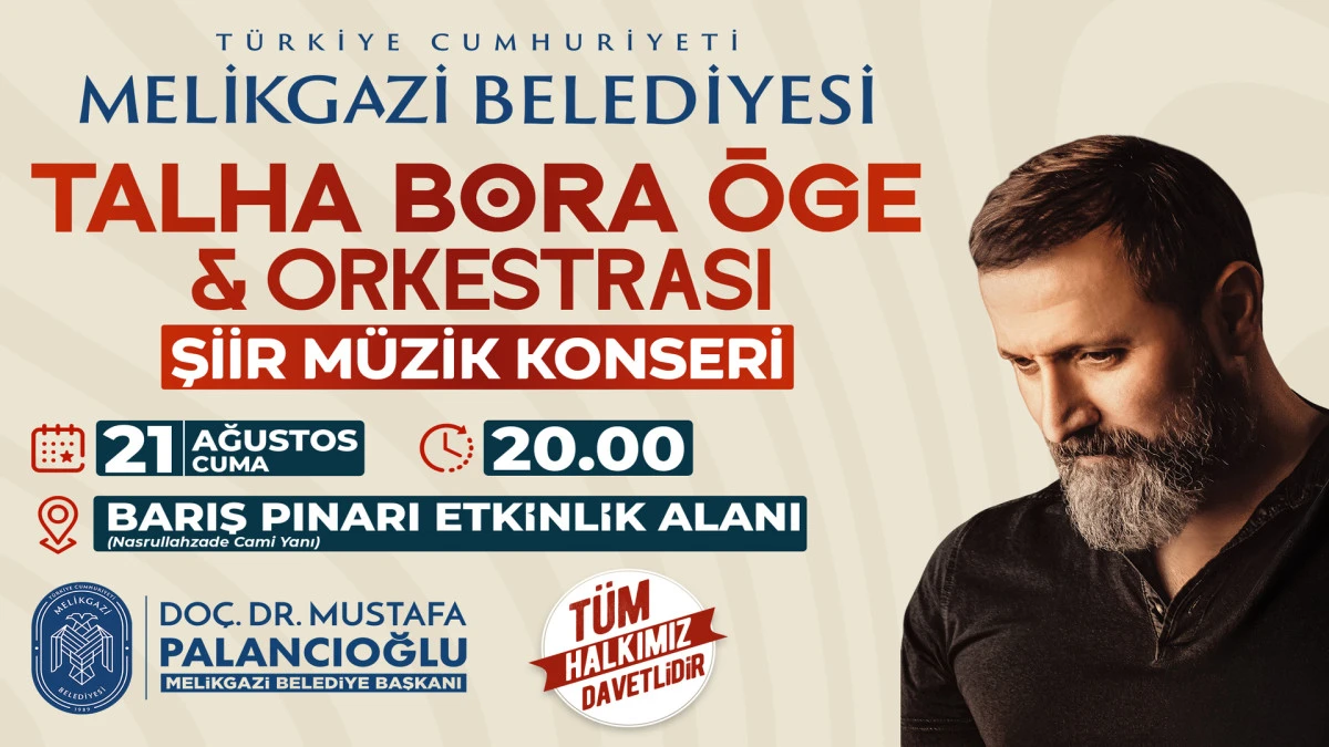 Melikgazi&rsquo;de Şiir ve T&uuml;rk&uuml; Dolu Geceye Davet 