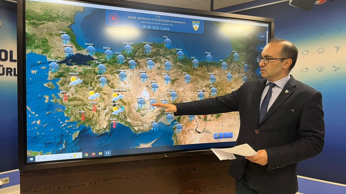Meteoroloji&rsquo;den 'kuvvetli yağış' uyarısı