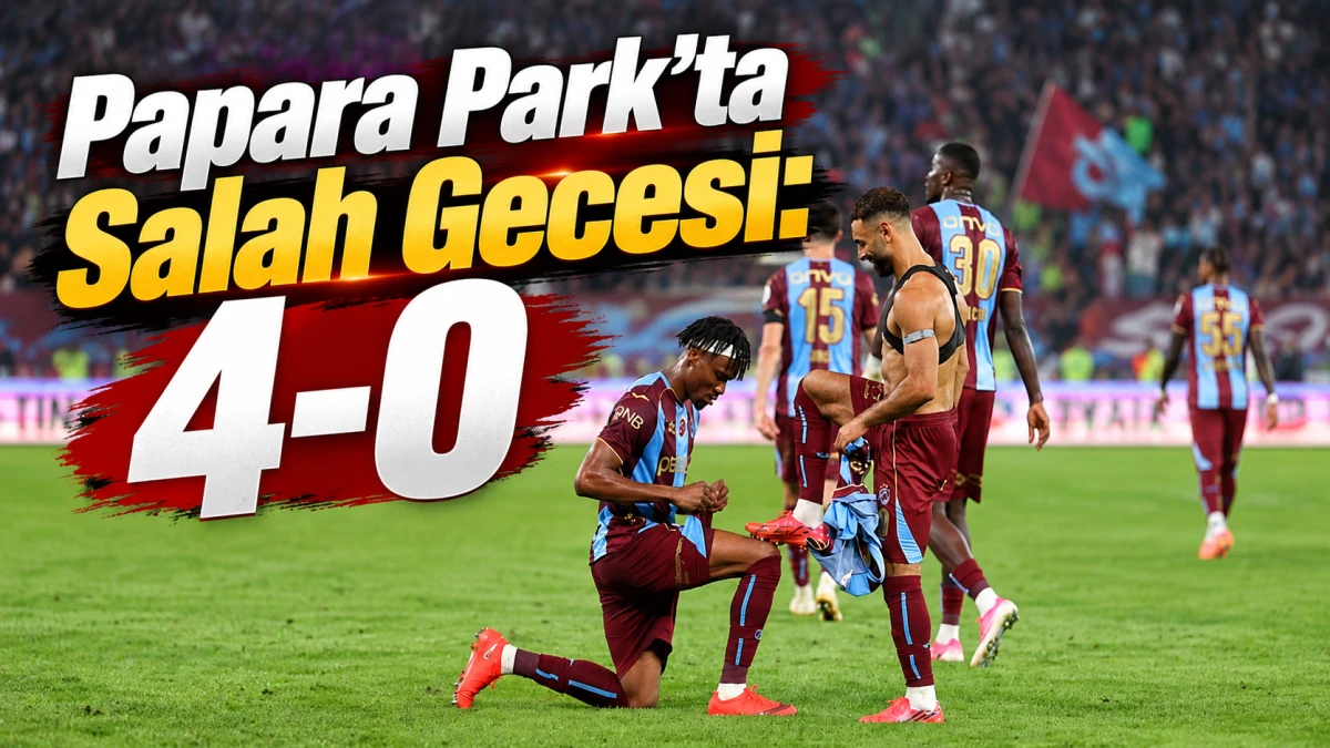 Mohamed Salah Hat-Trick Yaptı, Trabzonspor Derbide Galatasaray&rsquo;ı Farklı Ge&ccedil;ti 