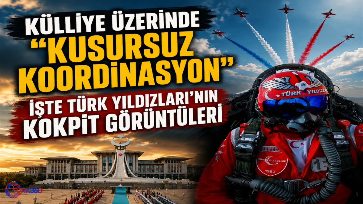MSB, T&uuml;rk Yıldızları'nın selamlama u&ccedil;uşunun kokpit g&ouml;r&uuml;nt&uuml;lerini paylaştı 