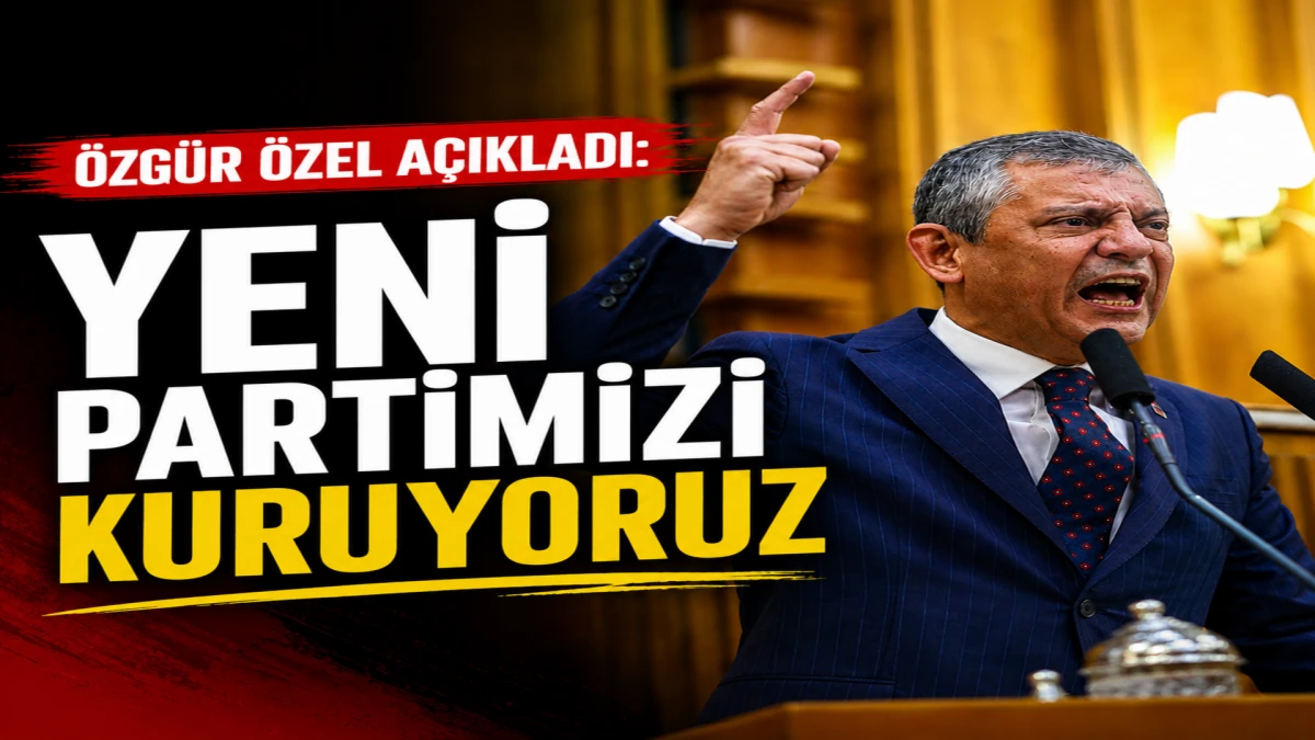 &Ouml;zg&uuml;r &Ouml;zel a&ccedil;ıkladı: Yeni partimizi kuruyoruz 
