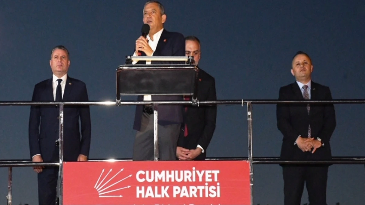 Özgür Özel Amasya'da Konuştu: 
