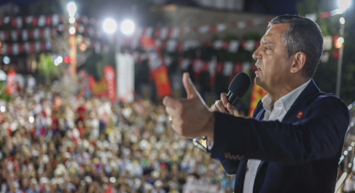 Özgür Özel, Şile'deki 'Millet İradesine Sahip Çıkıyor' mitinginde konuştu 