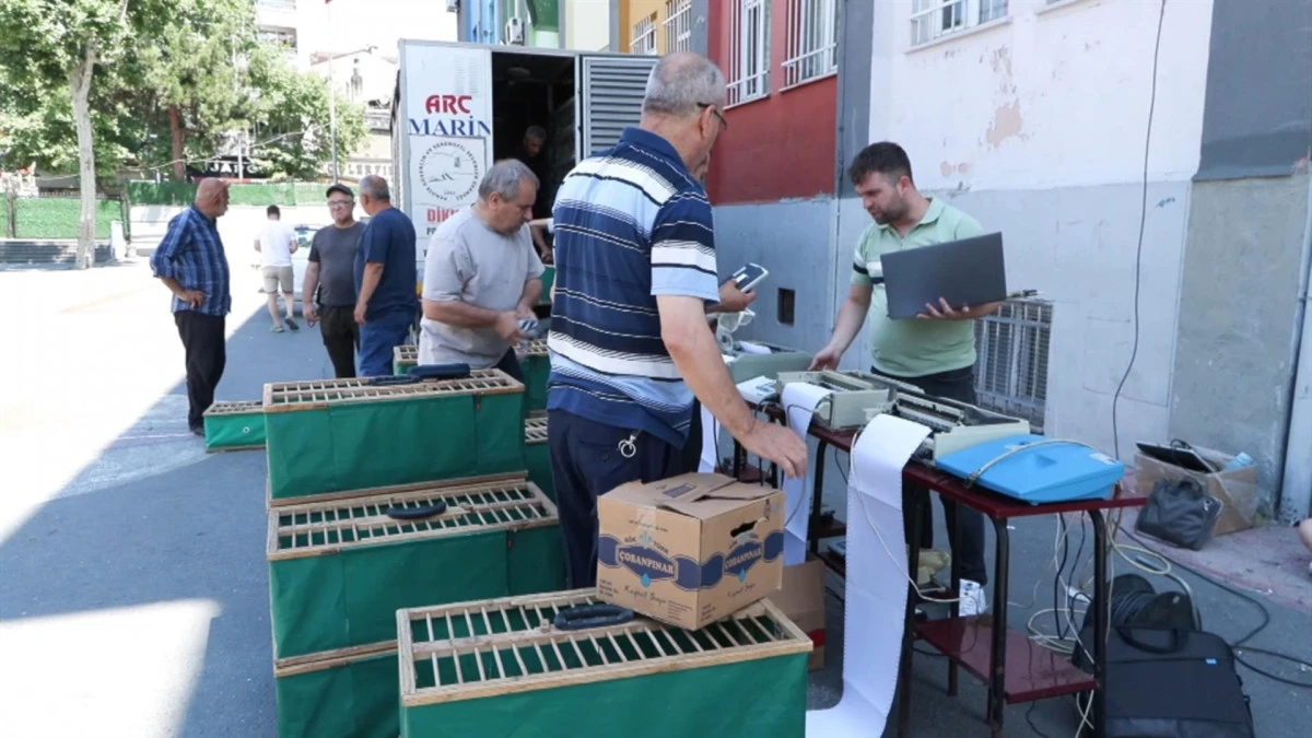 Posta g&uuml;vercinleri Kırşehir&rsquo;deki yarış i&ccedil;in İstanbul&rsquo;dan uğurlandı 