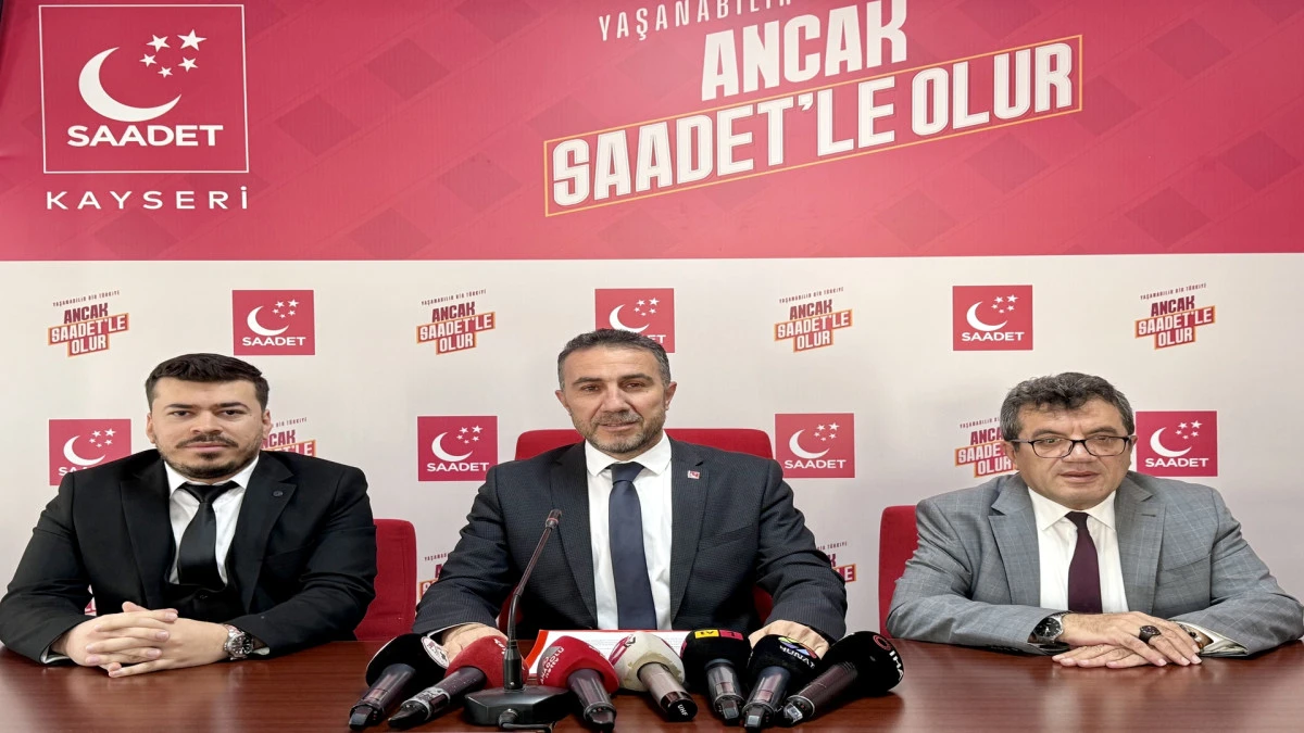Saadet Partisi İl Başkanı Altun: 