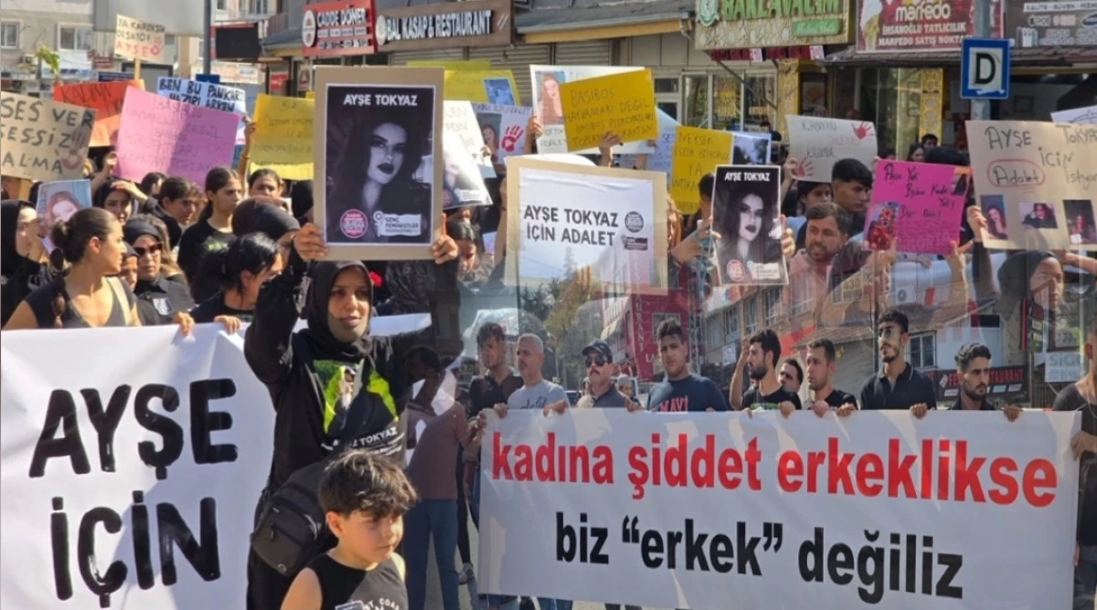 Sevgilisi tarafından öldürülen Ayşe için memleketi Hatay'da yürüyüş düzenlendi 