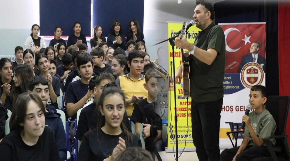 SMA’lı Salih, müzik öğretmeni babasıyla okullarda konser veriyor 