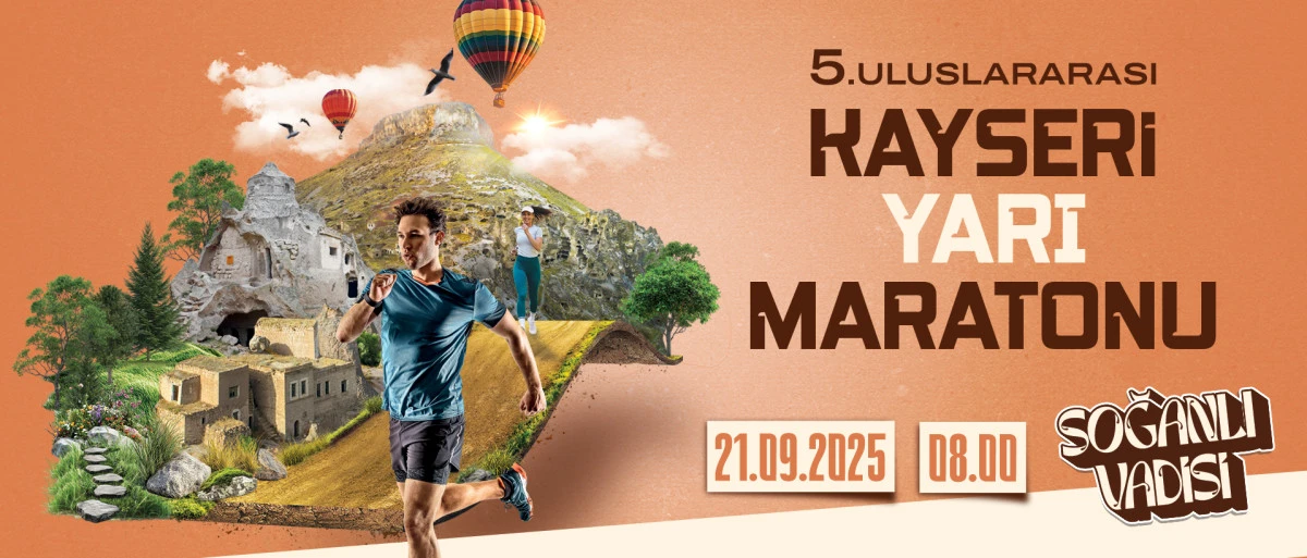 Soğanlı Vadisi Temalı Kayseri Yarı Maratonu’na Geri Sayım Başladı 
