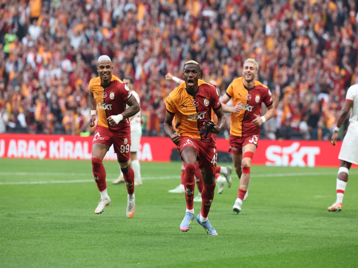 Süper Lig’de şampiyon Galatasaray 
