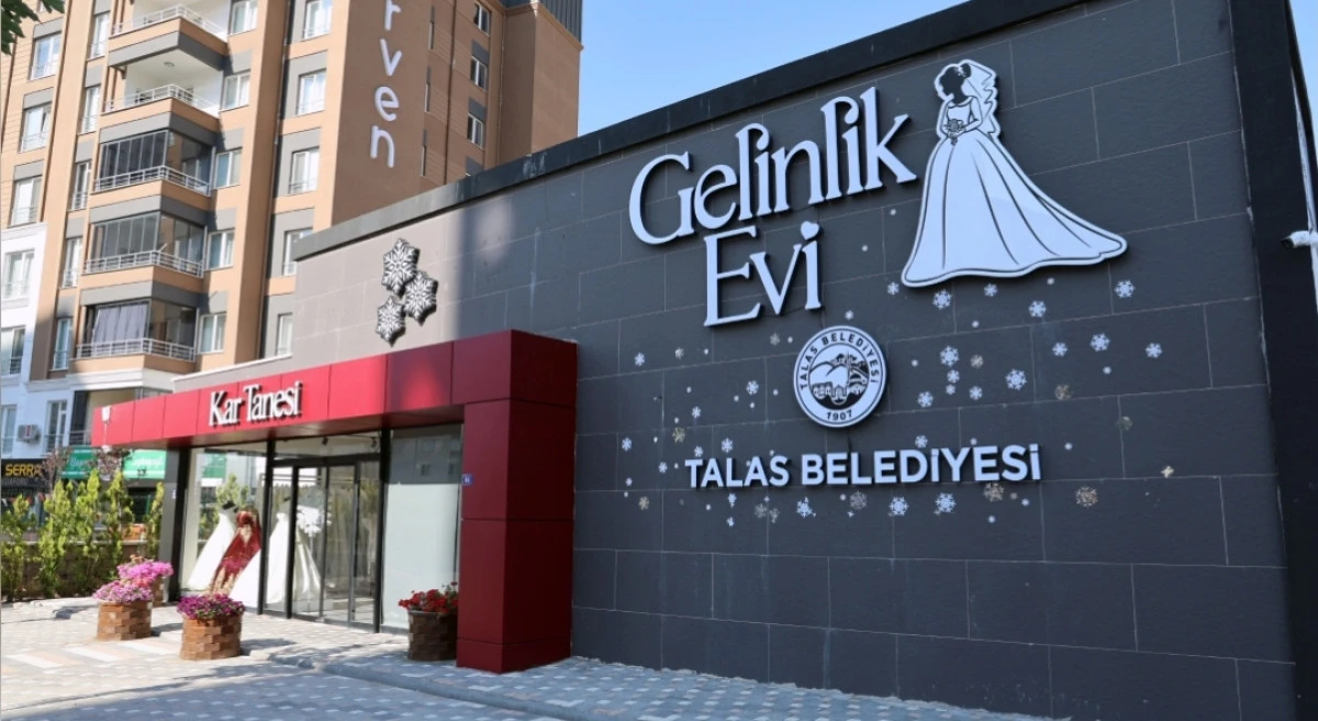 Talas Belediyesi’nden Genç Kızların Hayaline Dokunan Proje: Kar Tanesi Gelinlik Evi 