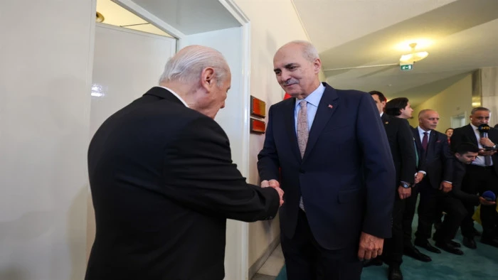 TBMM Başkanı Kurtulmuş, Bah&ccedil;eli'yi ziyaret etti! 