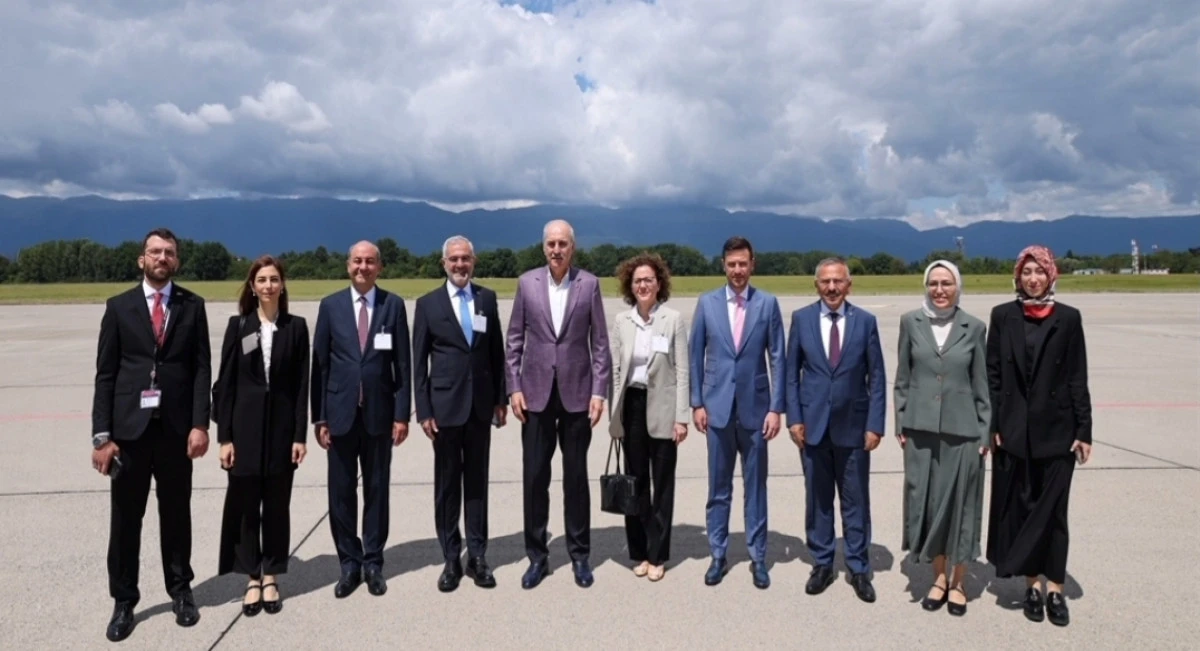 TBMM Başkanı Kurtulmuş, İsviçre’de 
