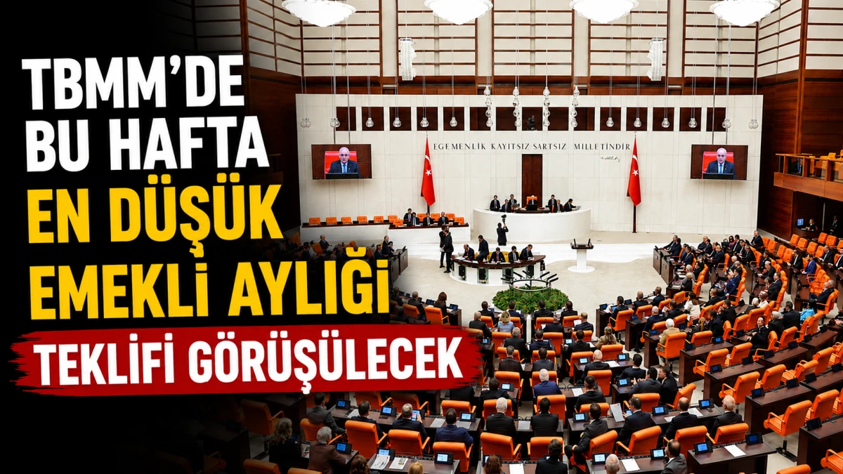 TBMM'de bu hafta en d&uuml;ş&uuml;k emekli aylığı teklifi g&ouml;r&uuml;ş&uuml;lecek 