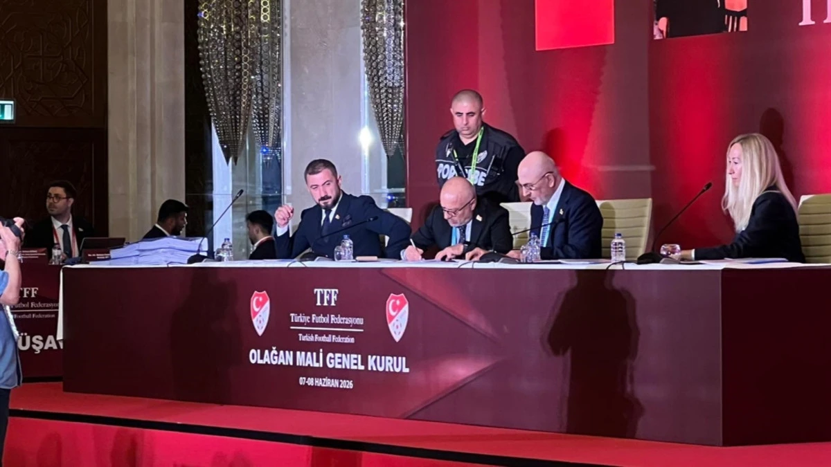 TFF Olağan Mali Genel Kurulu Ankara'da Yapıldı 