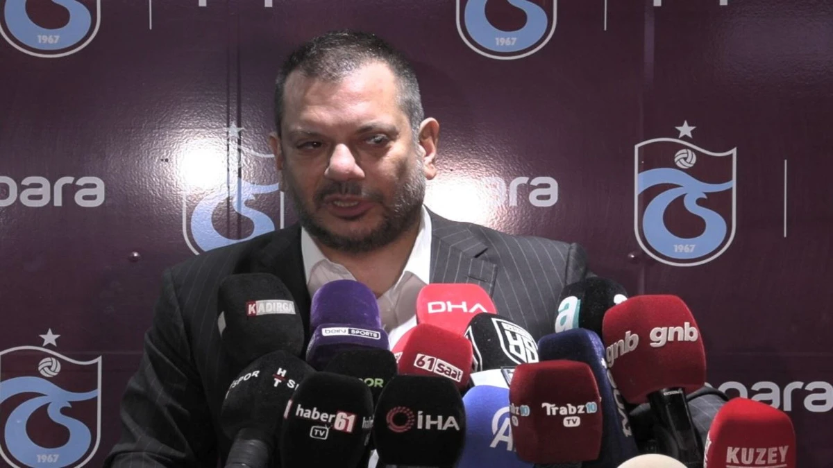 Trabzonspor Başkanı Ertuğrul Doğan: "Bu Sadece Bir Galibiyet" 