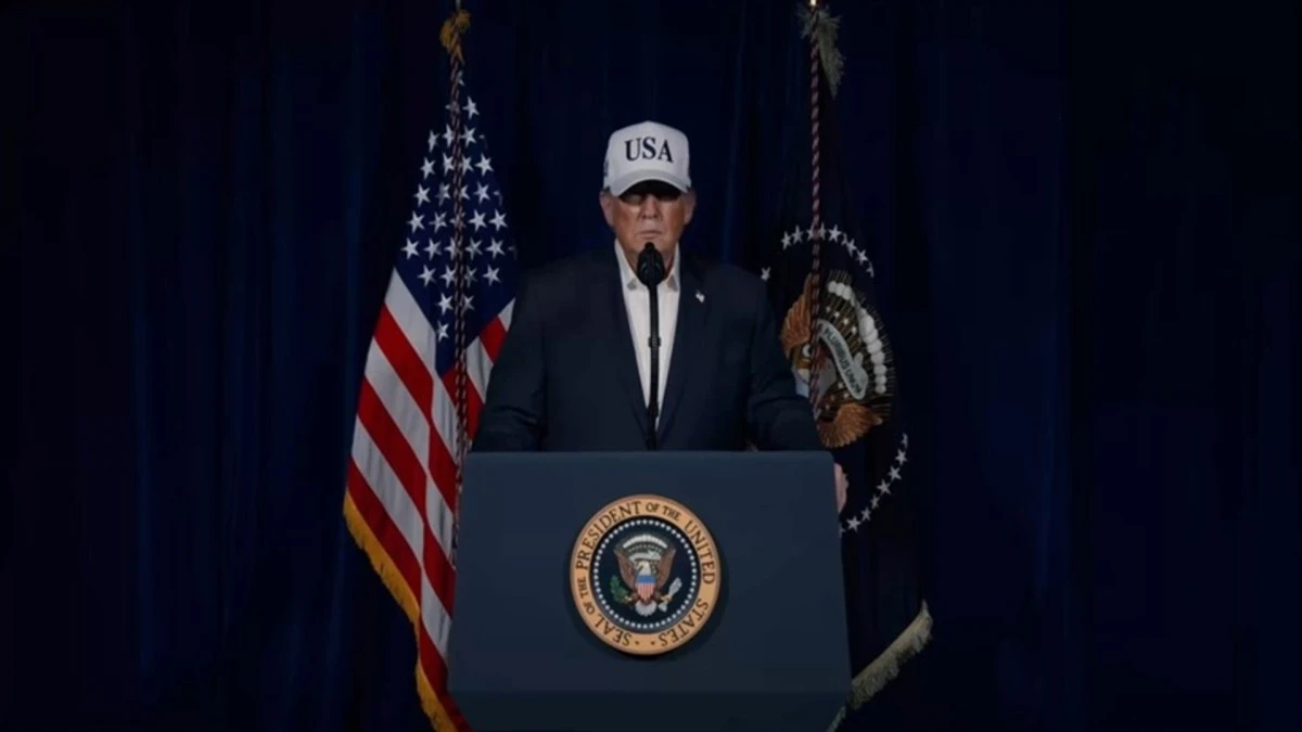 Trump: İran'a y&ouml;nelik b&uuml;y&uuml;k bir operasyon başlattık! 