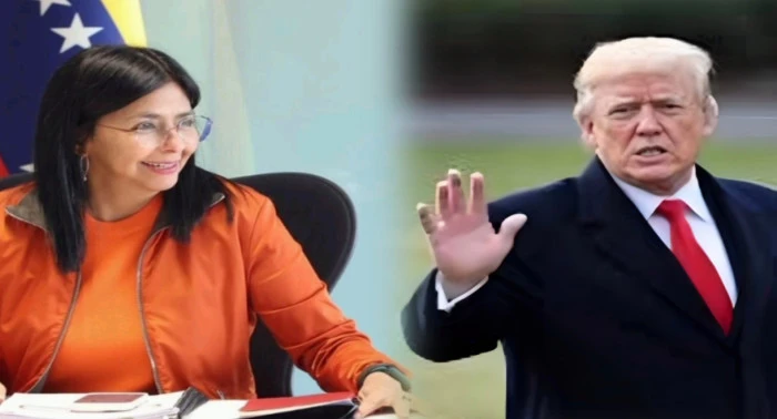 Trump'tan Rodriguez'e uyarı: Doğru olanı yapmazsa Maduro'dan daha ağır bir bedel &ouml;der 