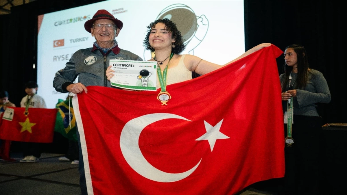 Uluslararası Copernicus Olimpiyatı'nda T&uuml;rk &Ouml;ğrenci D&uuml;nya Birincisi Oldu! 