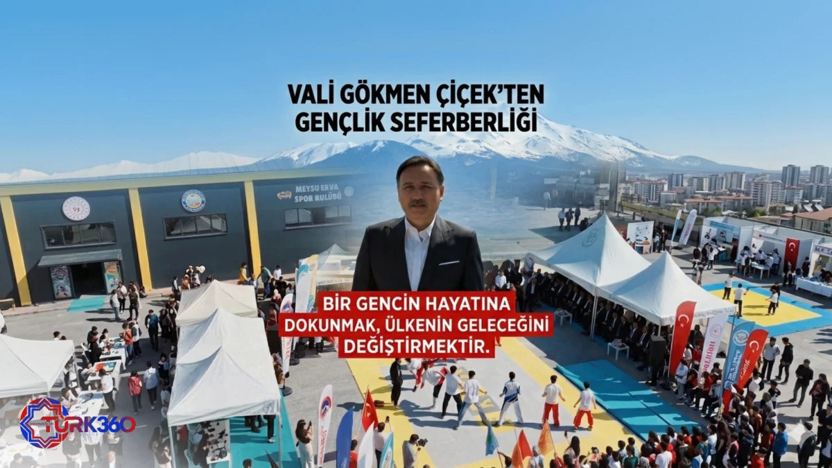 Vali G&ouml;kmen &Ccedil;i&ccedil;ek&rsquo;ten Gen&ccedil;lik Seferberliği: "Bir Gencin Hayatına Dokunmak, &Uuml;lkenin Geleceğini Değiştirmektir" 