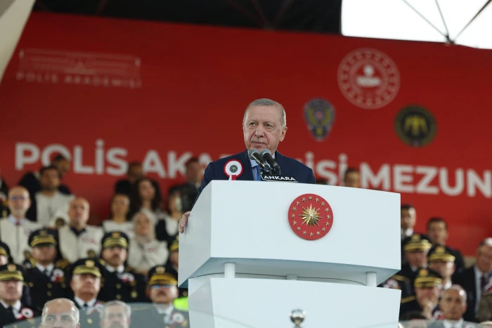  Cumhurbaşkanı Recep Tayyip Erdoğan, Polis Akademisi Mezuniyet Töreni'nde konuştu 