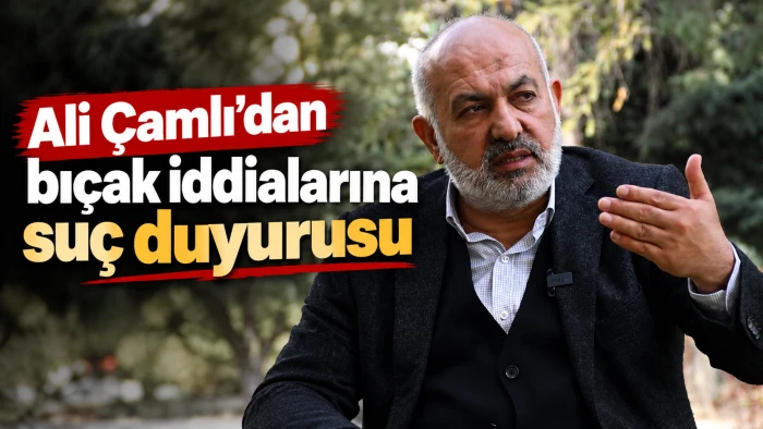Ali &Ccedil;amlı&rsquo;dan bı&ccedil;ak iddialarına su&ccedil; duyurusu 
